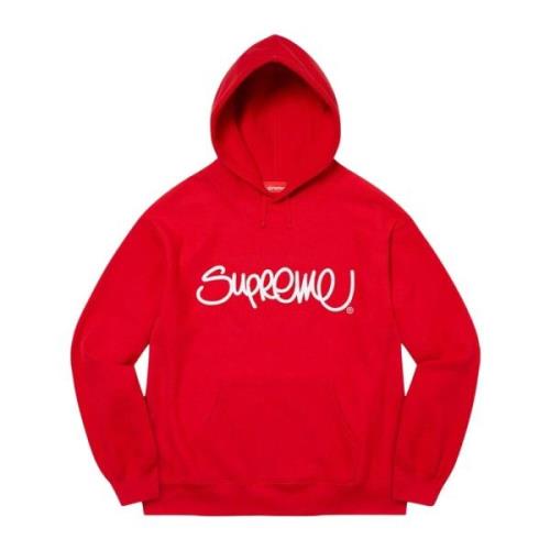 Beperkte oplage Handstyle capuchontrui rood Supreme , Red , Heren