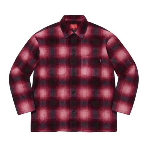 Rode Shadow Plaid Fleece Shirt Beperkte Oplage Supreme , Multicolor , ...