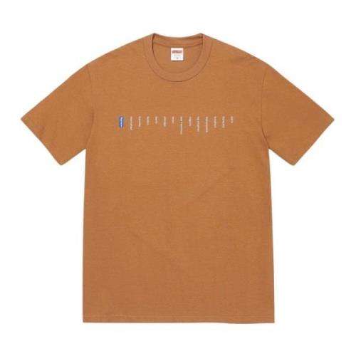 Beperkte oplage Locatie Tee Lichtbruin Supreme , Brown , Heren