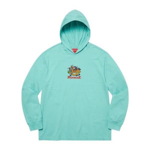 Draken Hoodie Dusty Aqua Supreme , Blue , Heren