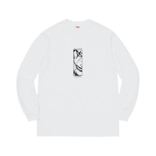 The Crow Longsleeve Tee Wit Supreme , White , Heren