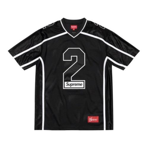 Zwarte Voetbalshirt Beperkte Oplage Supreme , Black , Heren