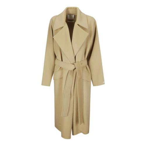 Stijlvolle Orense Jas voor Vrouwen Sportmax , Beige , Dames