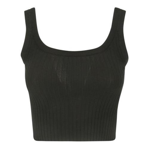 Stijlvolle Papilla Top voor Vrouwen Sportmax , Black , Dames