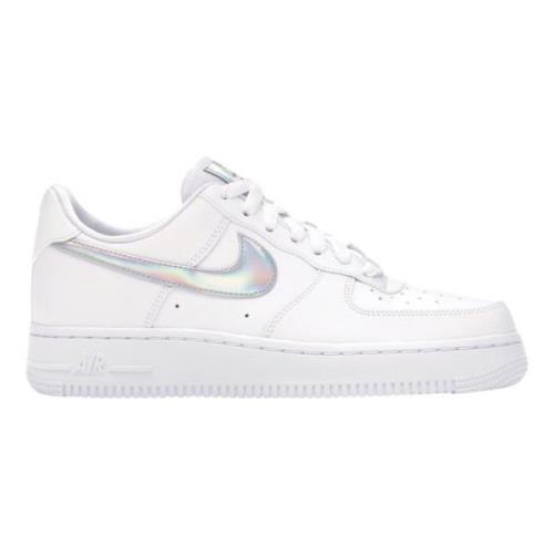 Witte Irisdescent Lage Top Sneakers Nike , White , Heren