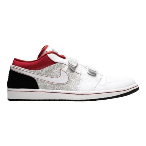 Retro Low Velcro White Varsity Red Nike , White , Heren