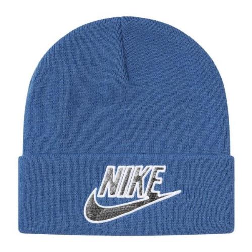 Beperkte oplage Slangehuid Beanie Blauw Nike , Blue , Unisex