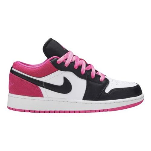 Beperkte Editie Air Jordan 1 Low Zwart Actief Fuchsia Nike , Multicolo...