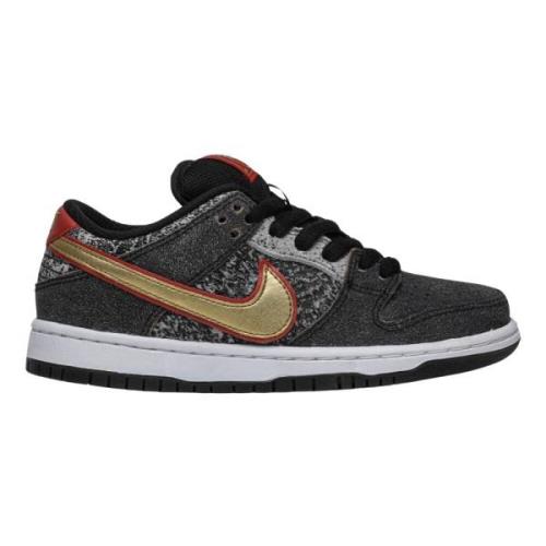 Beijing Metallic Gold Dunk SB Low Nike , Multicolor , Heren