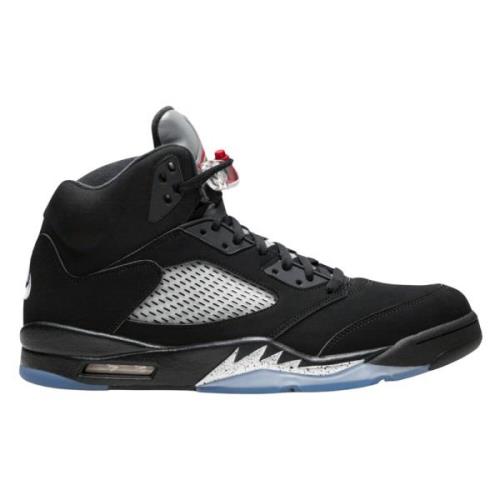 Zwart Metallic Retro Air Jordan 5 Nike , Black , Heren