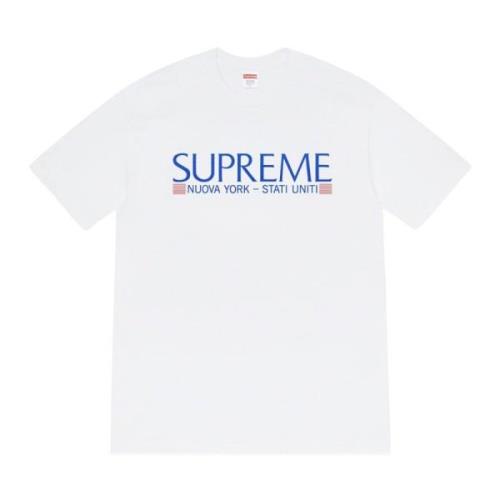 Limited Edition New York Tee Wit Supreme , White , Heren