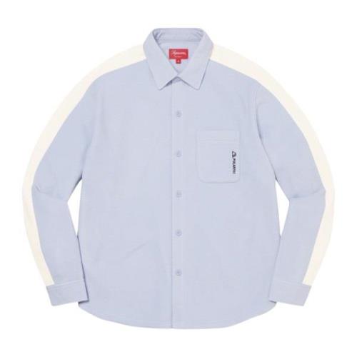 Lichtblauwe Polartec Shirt Limited Edition Supreme , Blue , Heren