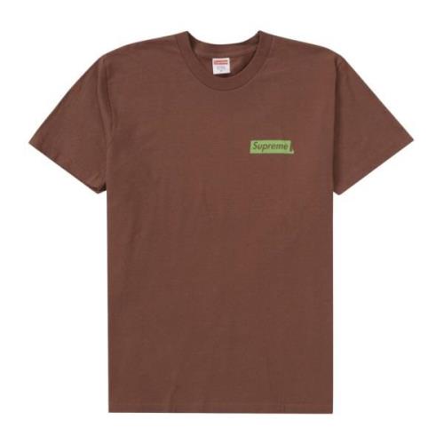 Exclusieve Klassieke Bruine Tee Shirt Supreme , Brown , Heren