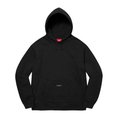 Beperkte Oplage Micro Logo Hoodie Zwart Supreme , Black , Heren