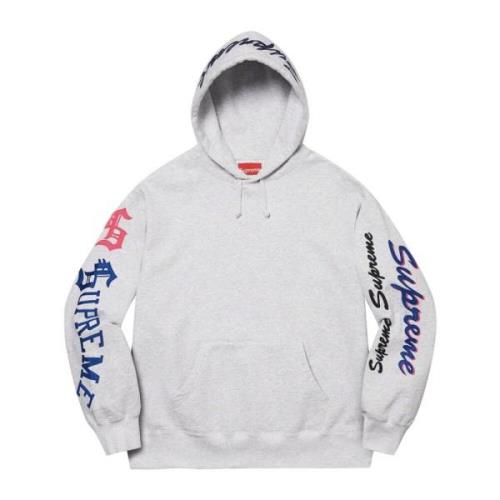 Beperkte Oplage Multi Logo Hoodie Supreme , Gray , Heren