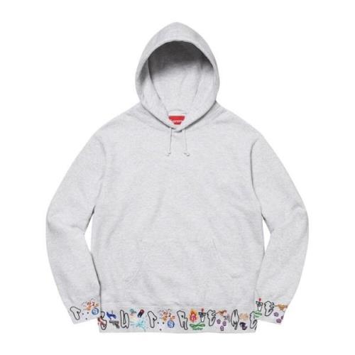 Beperkte Oplage Iconen Hoodie As Grijs Supreme , Gray , Heren