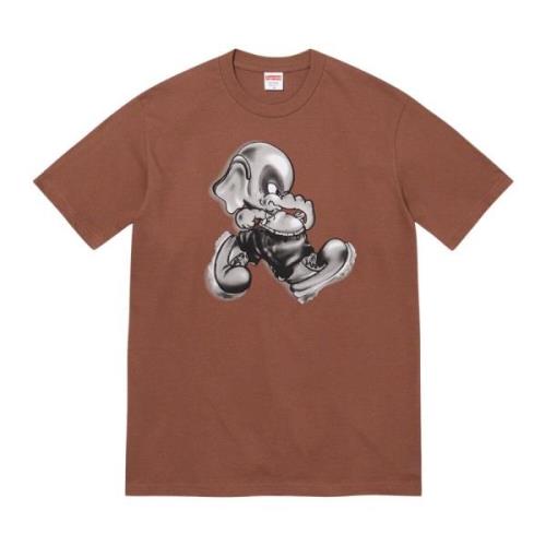 Olifant Tee Klassiek Bruin Kunstwerk Supreme , Brown , Heren