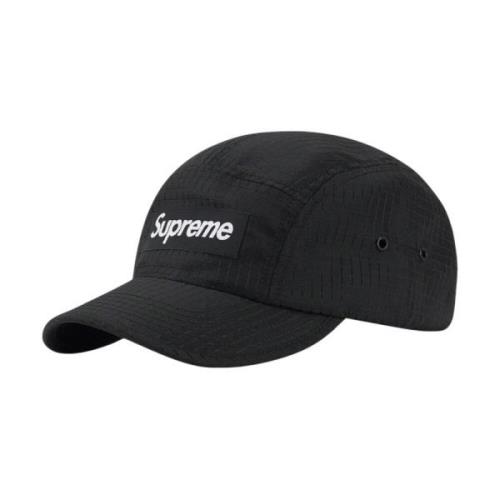 Limited Edition Camo Ripstop Camp Cap Supreme , Black , Unisex