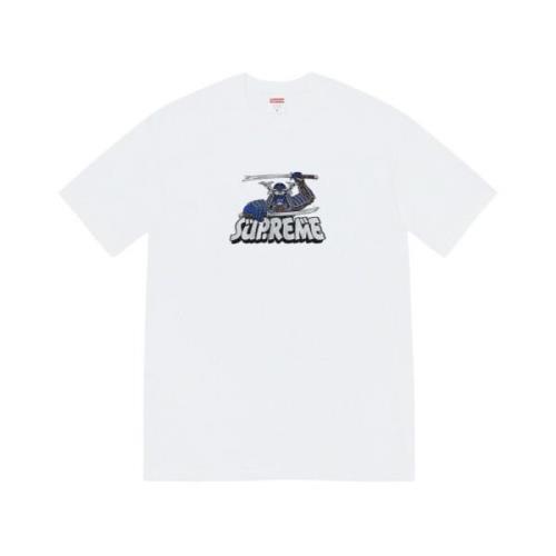 Samurai T-shirt Beperkte Oplage Supreme , White , Heren