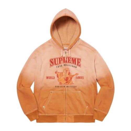 Beperkte oplage Rits Hoodie Roestig Oranje Supreme , Orange , Heren