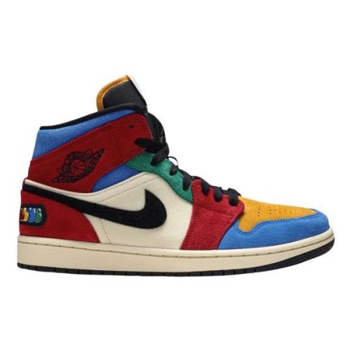 Blauwe Suede Velvet Sneaker Limited Edition Nike , Multicolor , Heren