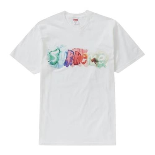 Limited Edition Waterverf Tee Wit Supreme , White , Dames