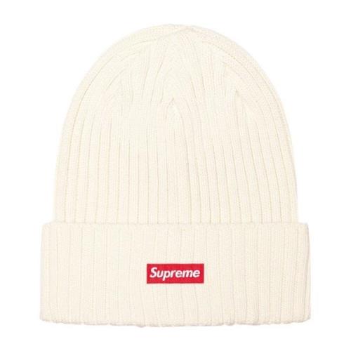 Limited Edition Overdyed Beanie Cream Supreme , Beige , Unisex