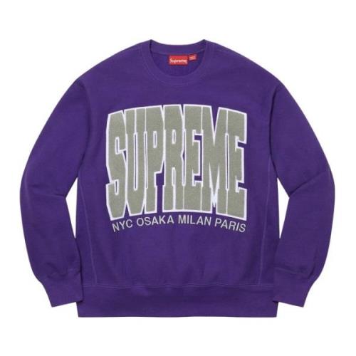 Beperkte Oplage Steden Arc Crewneck Paars Supreme , Purple , Heren