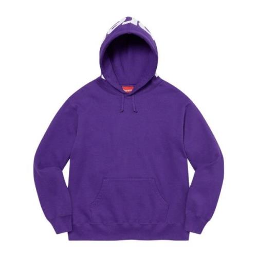 Paarse Contrast Hoodie Limited Edition Supreme , Purple , Heren