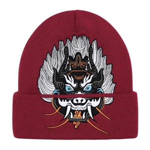 Limited Edition Demon Beanie Cardinal Supreme , Red , Unisex