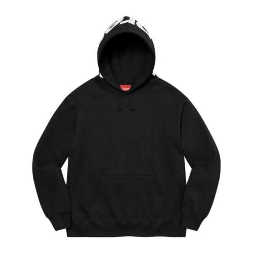 Limited Edition Contrast Hooded Sweatshirt Supreme , Black , Heren