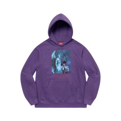 Limited Edition The Crow Hoodie Dusty Purple Supreme , Purple , Heren