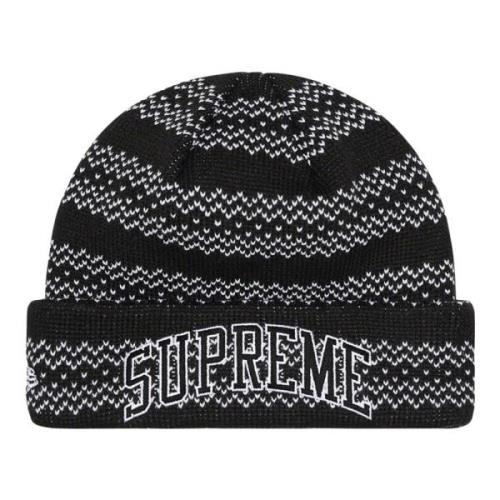 Beperkte Oplage Zwarte Beanie Supreme , Black , Unisex