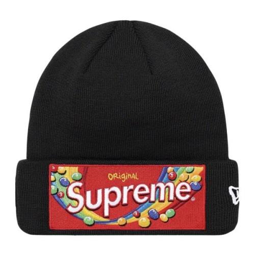 Beperkte oplage Skittles muts zwart Supreme , Black , Unisex