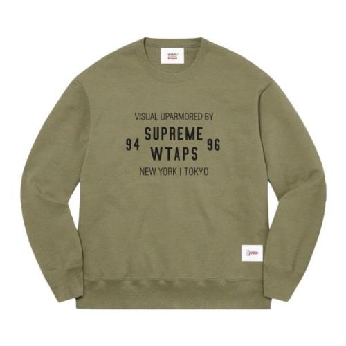 Beperkte oplage Crewneck Light Olive Supreme , Green , Heren