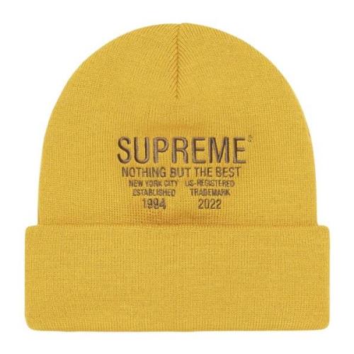 Mosterd Beanie Limited Edition Supreme , Yellow , Unisex