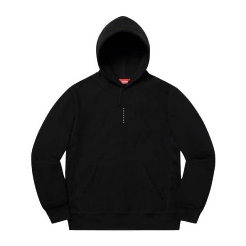 Zwarte Micro Logo Hoodie Beperkte Oplage Supreme , Black , Heren