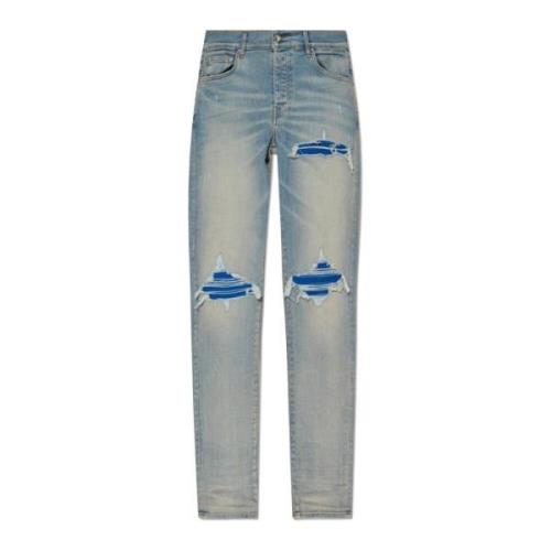 Jeans met logo Amiri , Blue , Heren