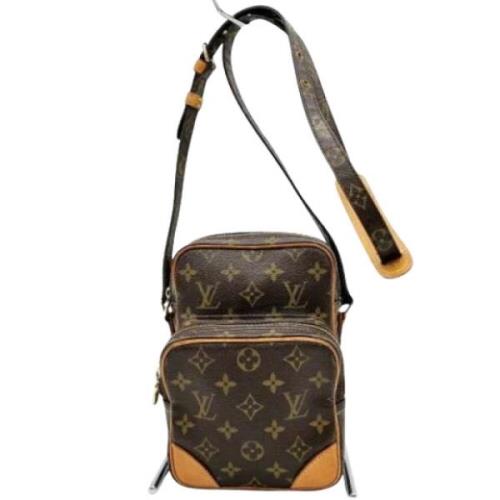 Pre-owned Plastic shoulder-bags Louis Vuitton Vintage , Brown , Dames