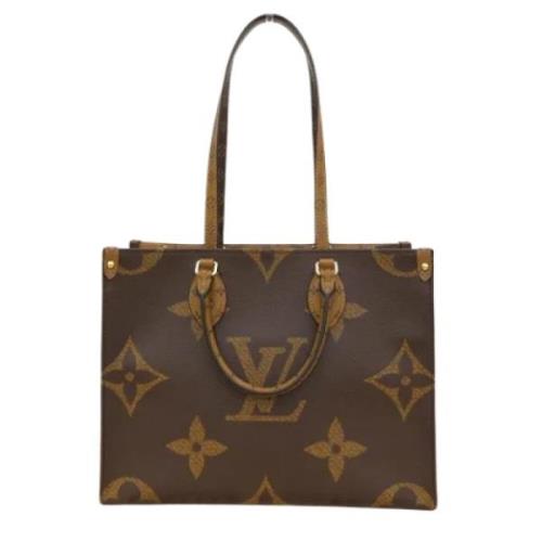 Pre-owned Fabric louis-vuitton-bags Louis Vuitton Vintage , Brown , Da...