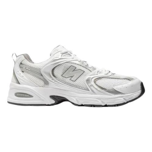 Retro White Silver Metallic Sneakers New Balance , White , Heren