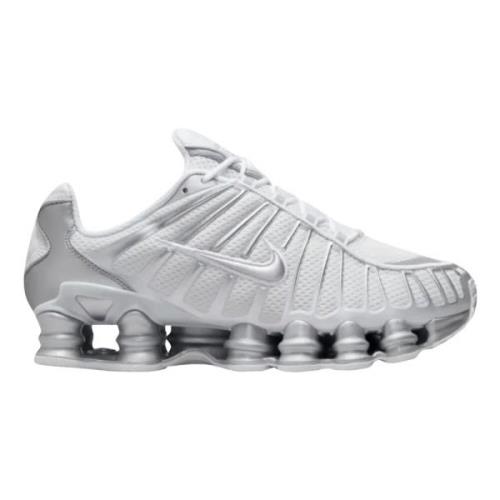 Beperkte Oplage Wit Chroom Shox TL Nike , Gray , Heren