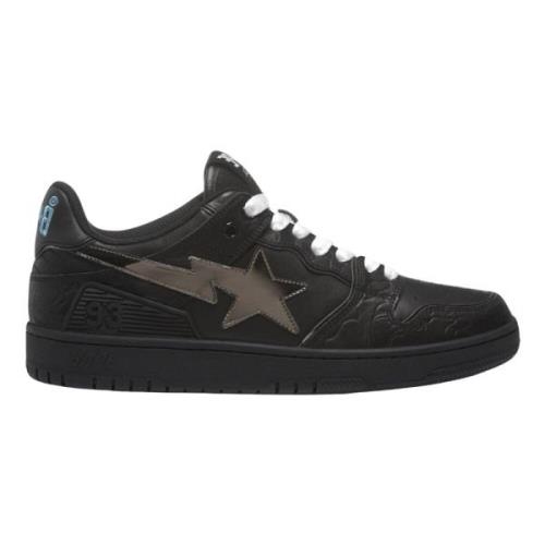 Beperkte Oplage Zwart Zilver SK8 Sta Sneakers Nike , Black , Heren