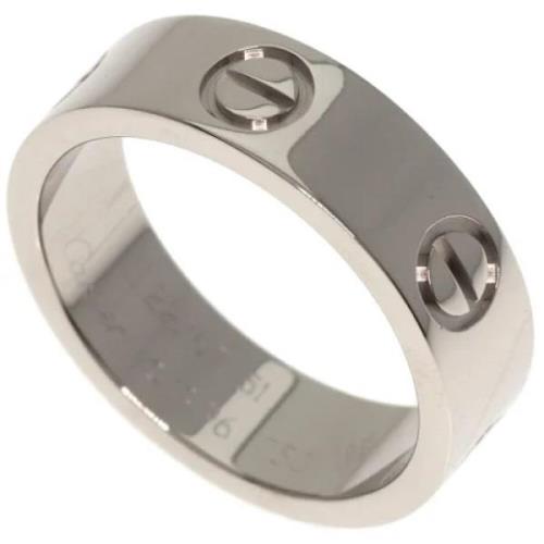 Pre-owned White Gold rings Cartier Vintage , Gray , Dames