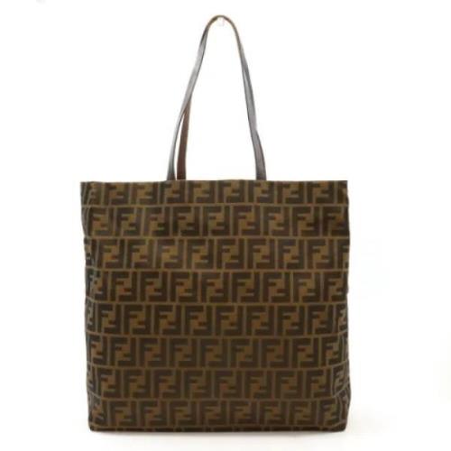 Pre-owned Canvas fendi-bags Fendi Vintage , Brown , Dames