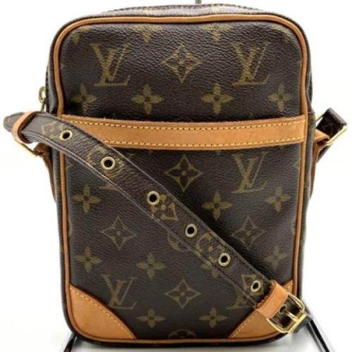 Pre-owned Canvas shoulder-bags Louis Vuitton Vintage , Brown , Dames