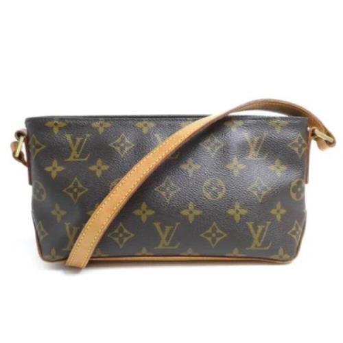 Pre-owned Fabric louis-vuitton-bags Louis Vuitton Vintage , Brown , Da...