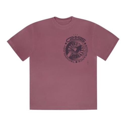 Limited Edition Cross Tech Tee II Travis Scott , Purple , Heren