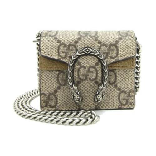 Pre-owned Fabric gucci-bags Gucci Vintage , Beige , Dames