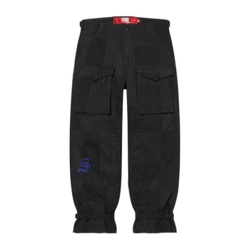 Beperkte oplage Patchwork Cargo Pant Zwart Comme des Garçons , Black ,...